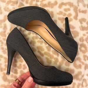 NWOT | Nine West | Dark Gray Heels | Women size 7.5